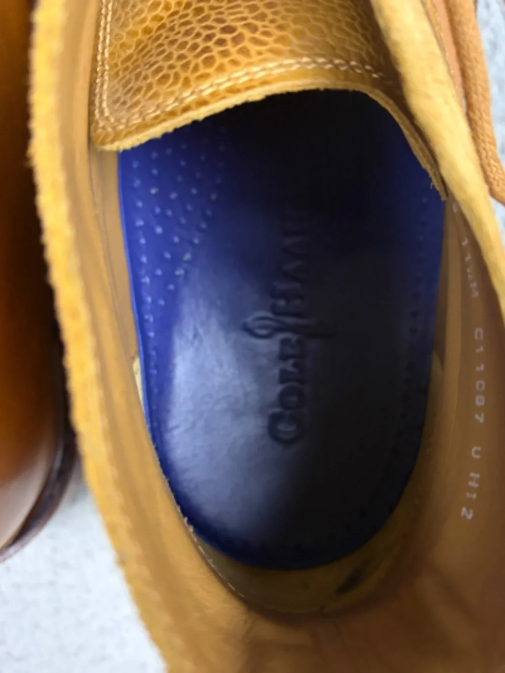 Cole Haan Air Colton Suede Chukka Shoe Men's Size 11.5 Brown Lace Up